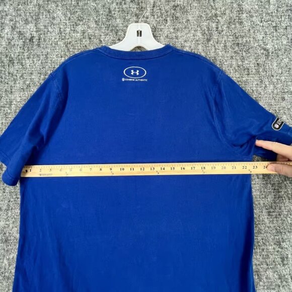 Indianapolis Colts Shirt Mens L Under Armour Combine NFL Football Heatgear Loose - Picture 5 of 6